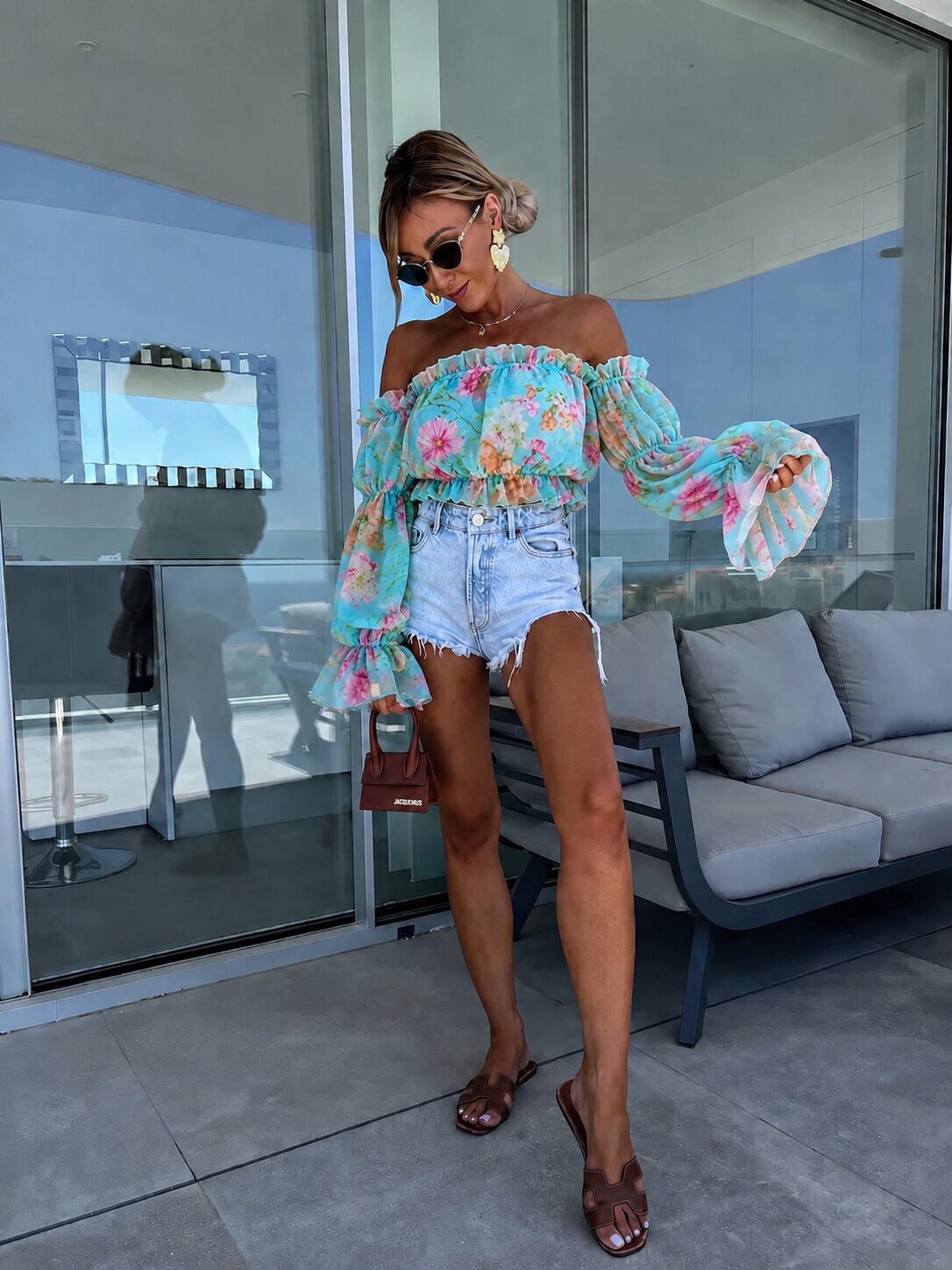 Top AMARA BABY BLUE – Obrázok 3