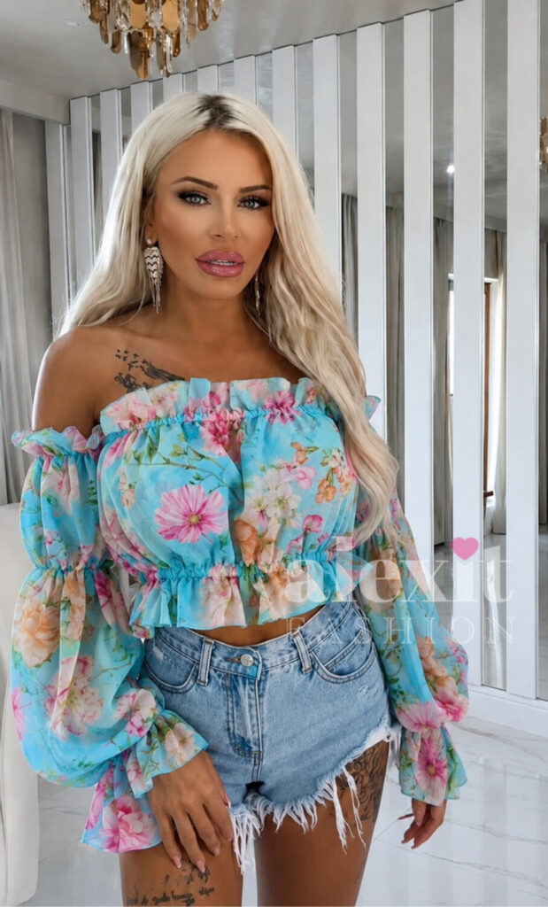 Top AMARA BABY BLUE – Obrázok 6