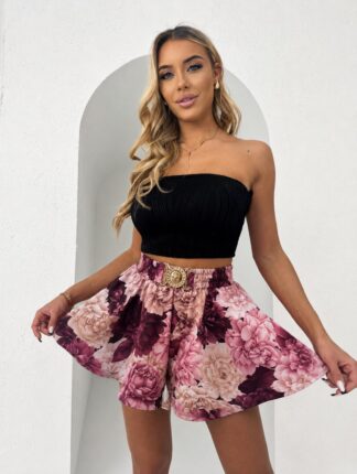 Kraťaso-sukňa DARIA FLOWERIS