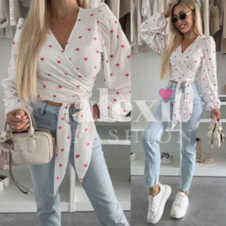 Zavinovacia blúzka GIGI HEART