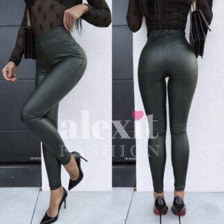 Army zelené PUSH UP LEGÍNY QUEEN