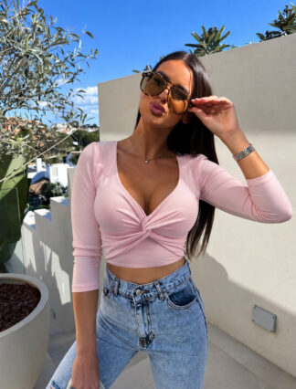 Crop top BABY PINK